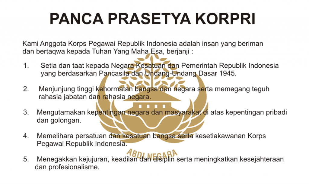 Panca Prasetya Korpri